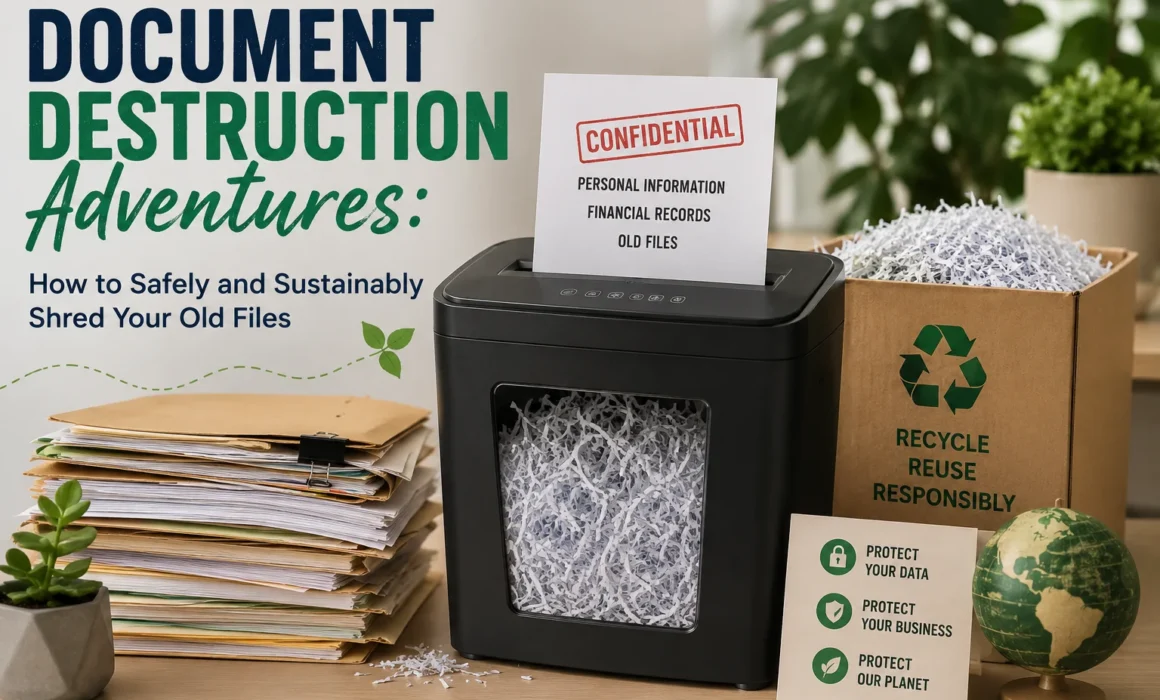 Document Destruction Adventures How to Safely and Sustainably Shred Your Old Files