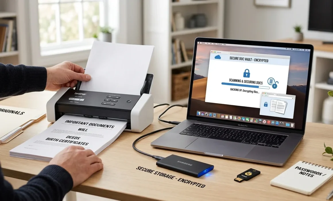 How to Securely Store Digital Copies of Important Documents