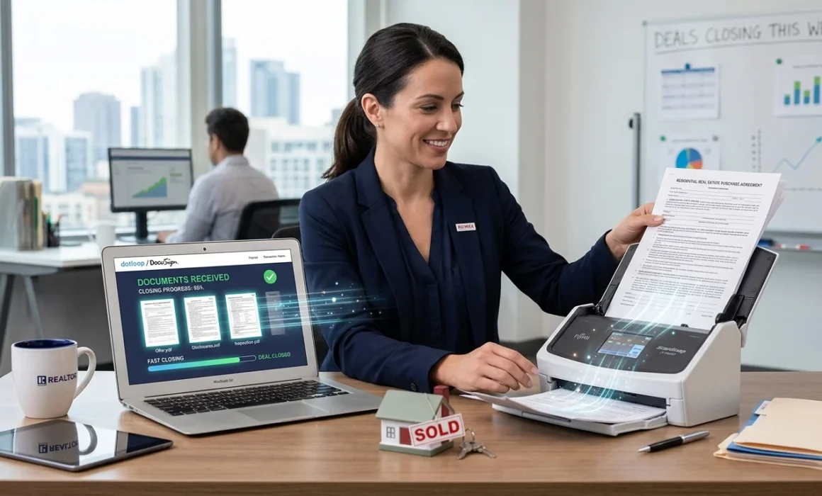 How Document Scanning Helps Real Estate Companies Close Deals Faster