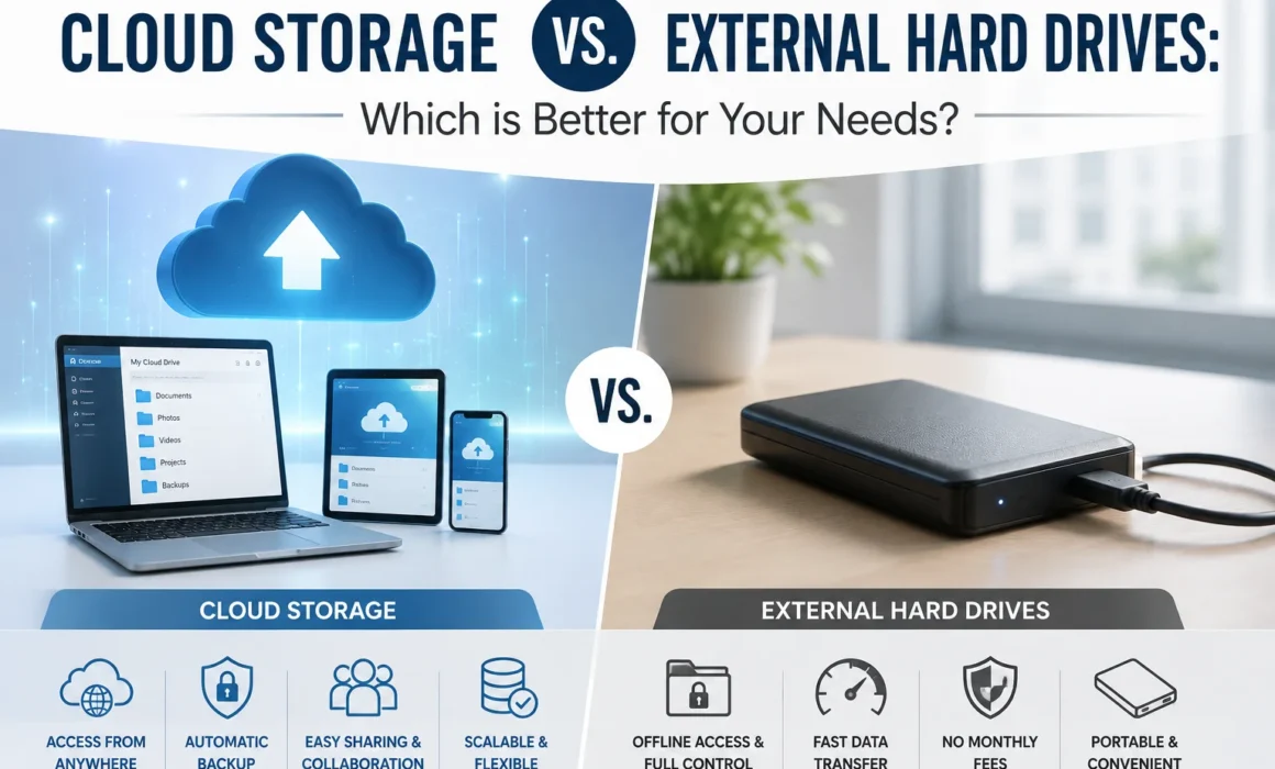 Cloud Storage vs. External Hard Drives: Which is Better for Your Needs?